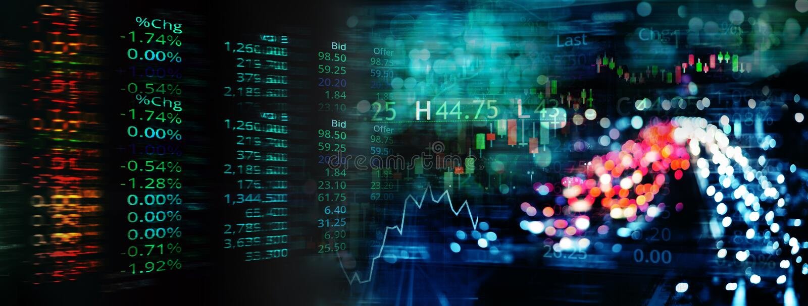 blur-green-blue-light-index-number-stock-market-business-abstract-banner-background-city-214266801